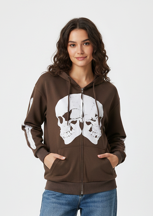 Sudadera vintage Skulls