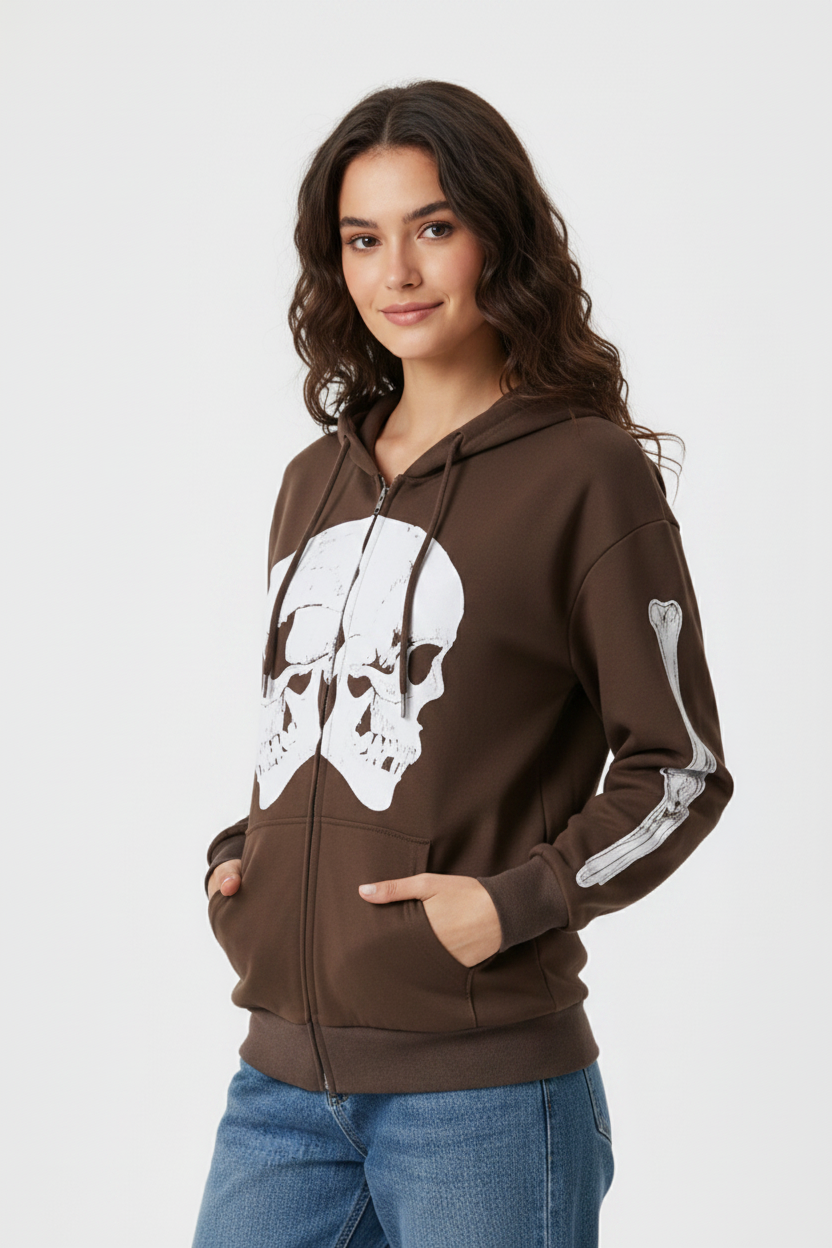 Sudadera vintage Skulls
