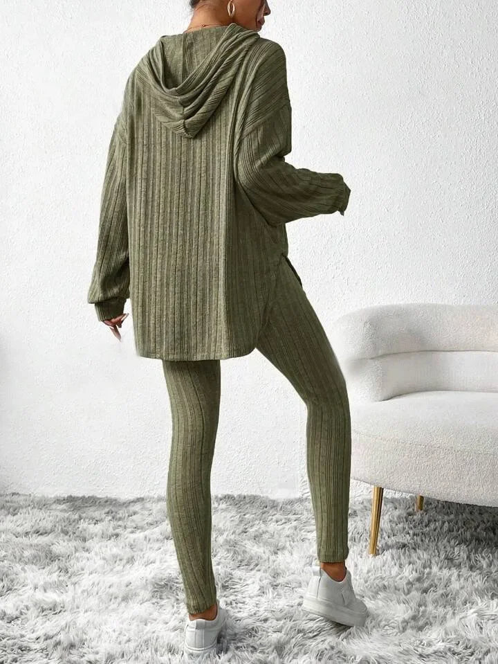 Kim Ribbed Knit Lounge Set