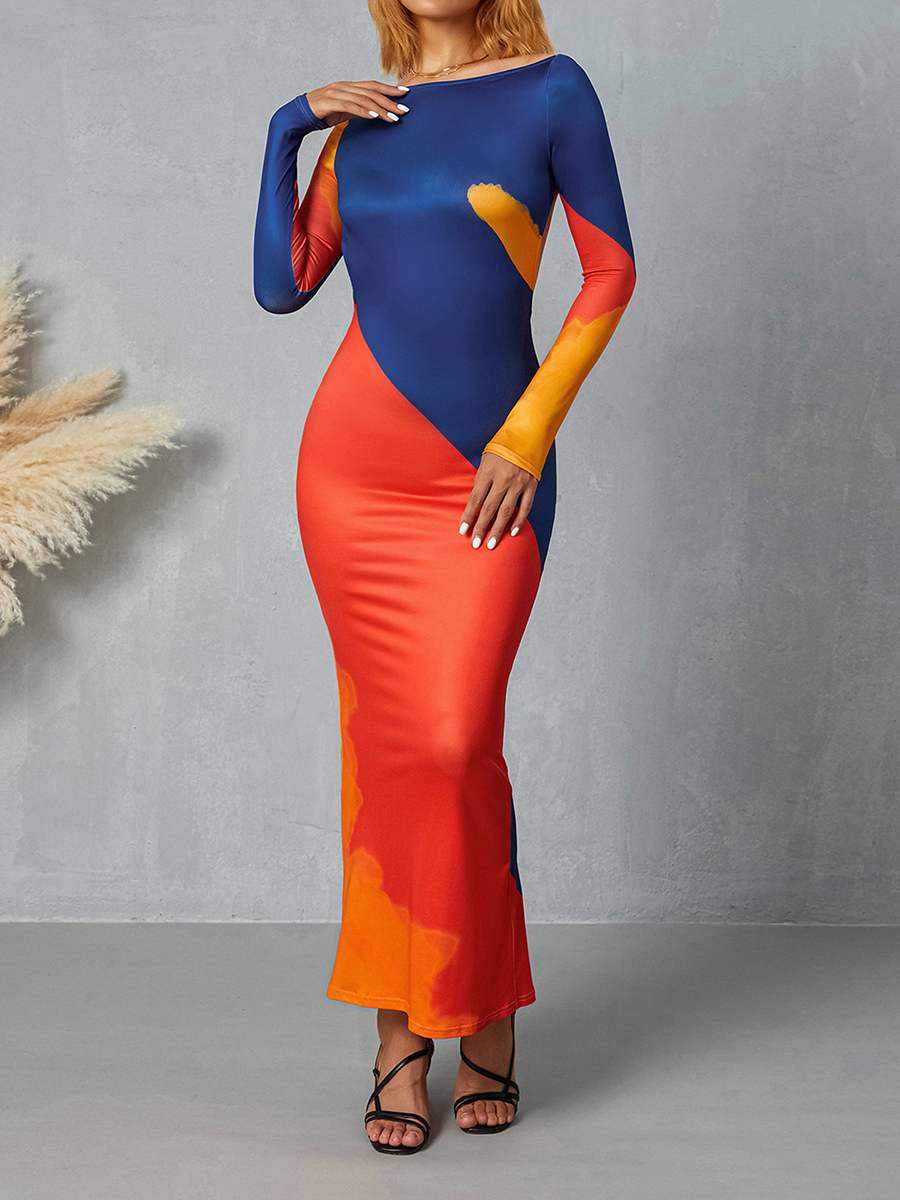 Backless Maxi Dress