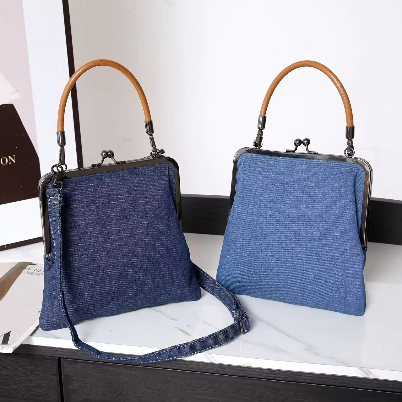 Denim Shoulder-Bag