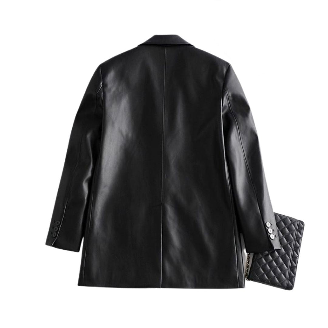 Blazer de cuero Jazmín