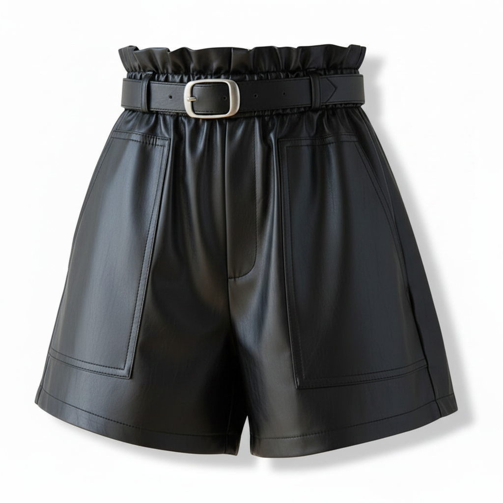 Women's Leather Shorts