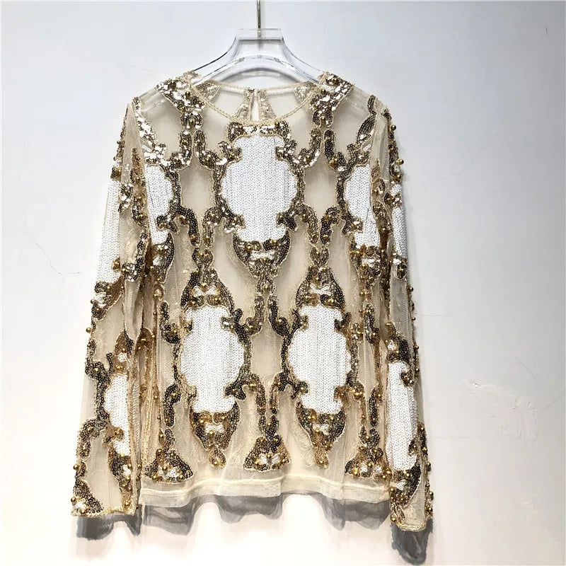 Luxury Sequined Top