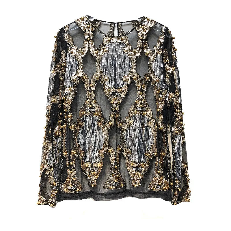 Luxury Sequined Top
