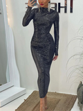 Hilda Sequined Long Dress