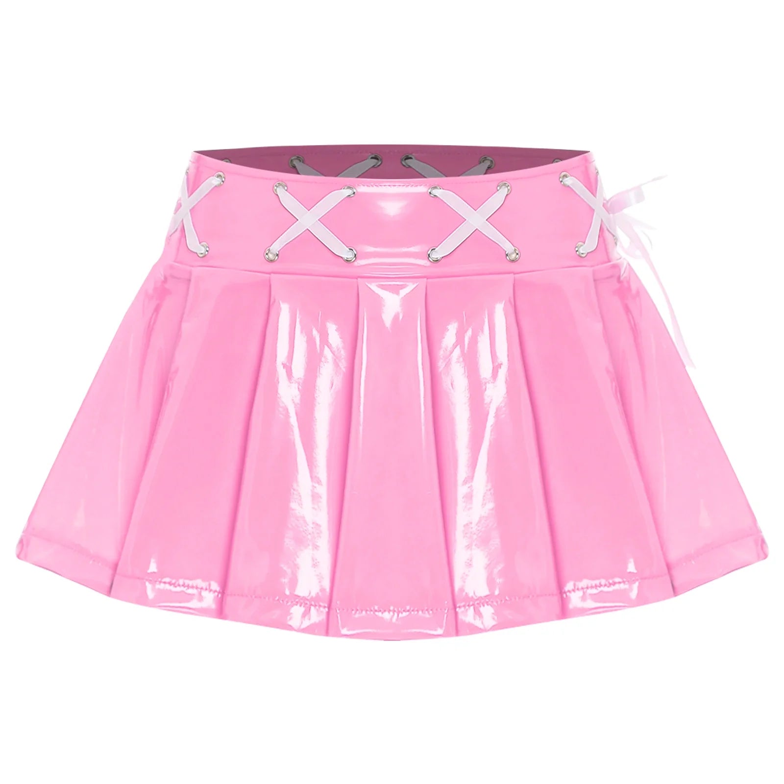 Women's Leather Miniskirt