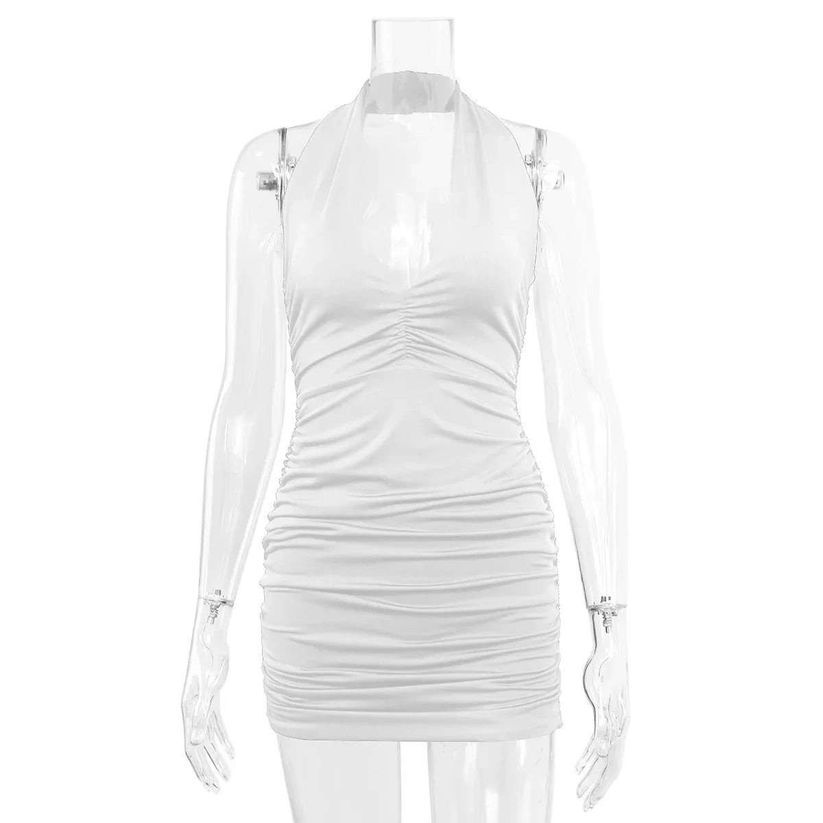 Deep V Evening Dress