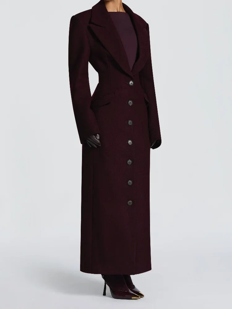 Women’s Slim Fit Long Coat