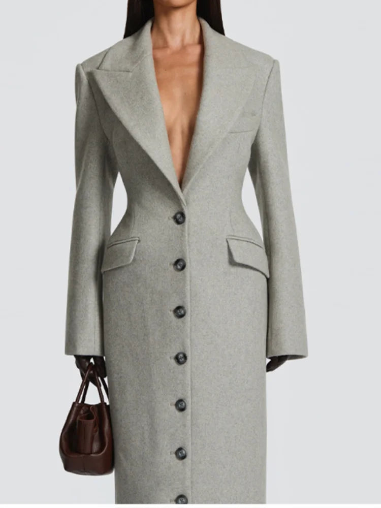Women’s Slim Fit Long Coat