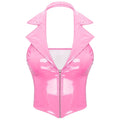 Latex Crop Top