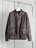 Women's Retro Oversized Distressed Jacket