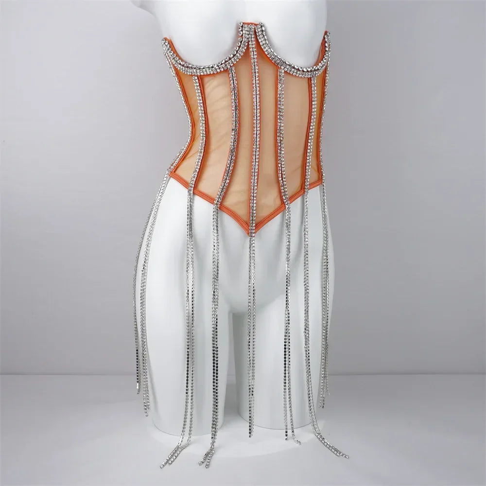 Tania Sequined Corset