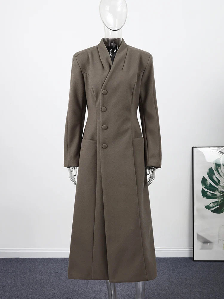 Women’s Slim Fit Long Coat