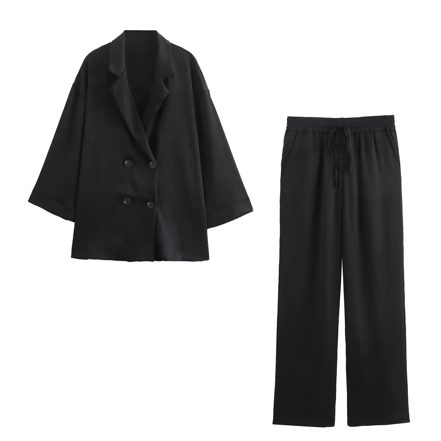 Women’s Double-Breasted Blazer Set