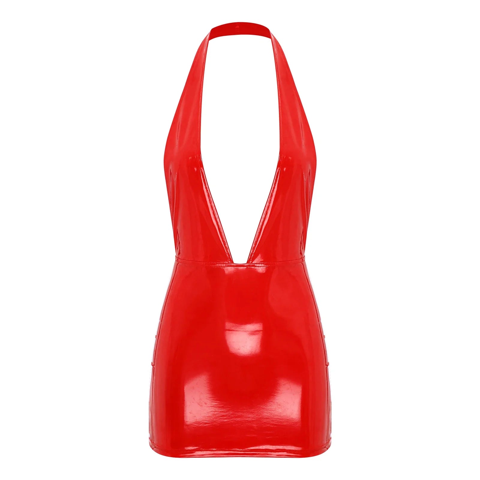 Women's Glossy Bodycon Dress
