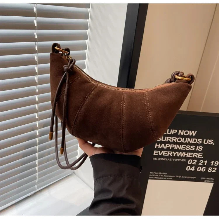 Velvet Shoulder Bag