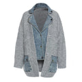 Knitted Denim Jacket