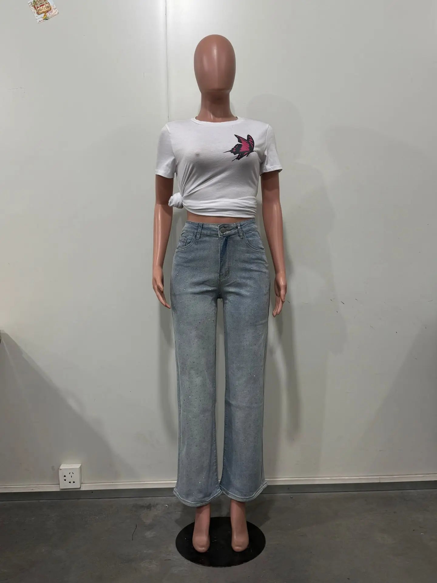 Women’s Rhinestone Denim Jeans