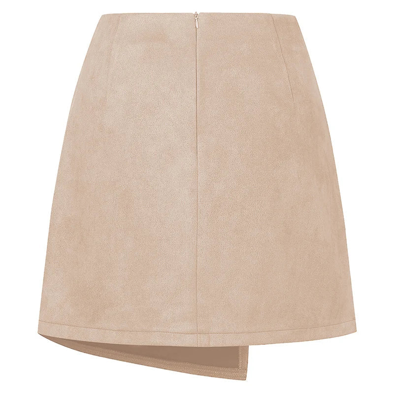 Women’s Faux Suede Mini Skirt