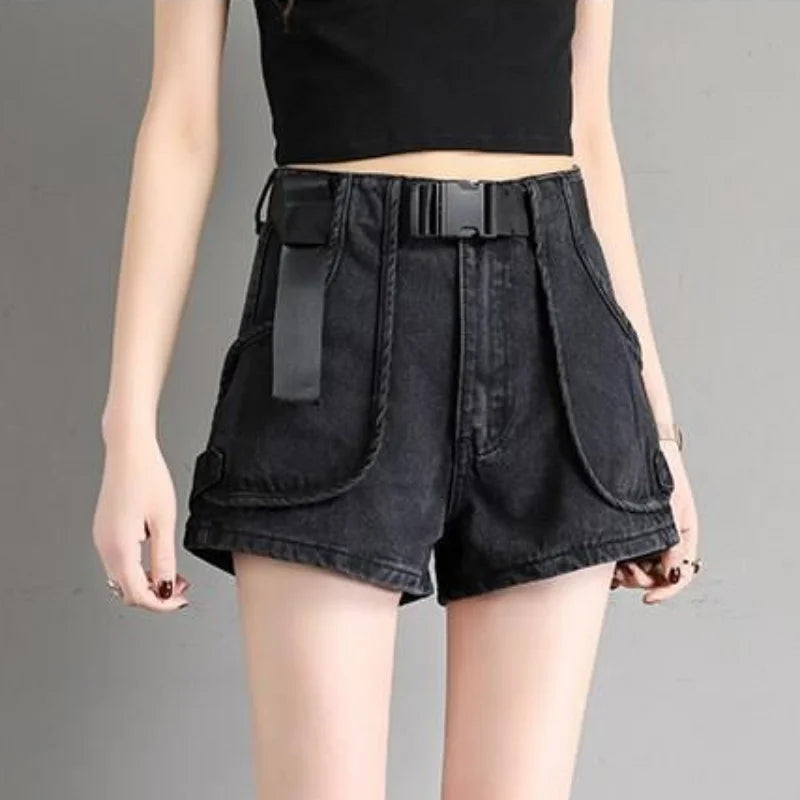 Cargo Denim Shorts