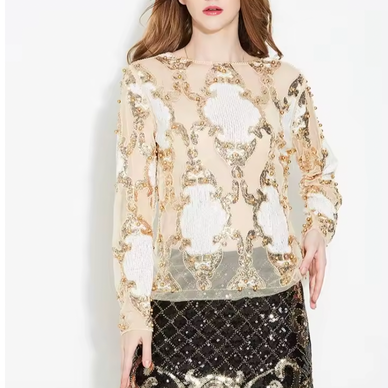 Luxury Sequined Top