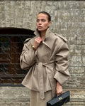 Women’s Lace-Up Short Windbreaker
