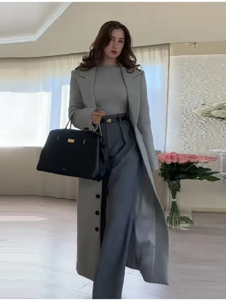 Women’s Slim Fit Long Coat