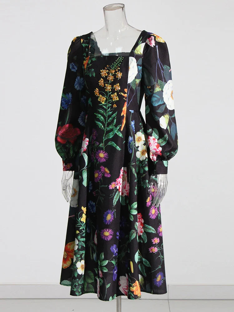 Esmeralda Print Dress