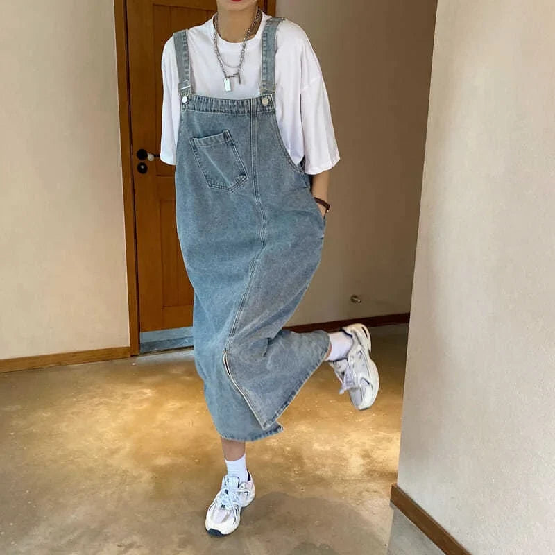 Denim Solid Dress