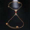 Heart Crystal Chest Chain