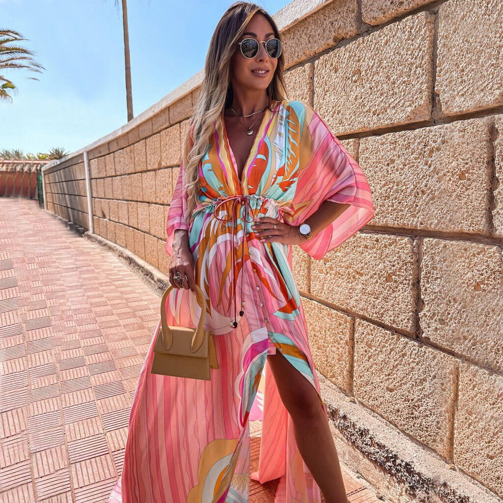 V-Neck Maxi Dress