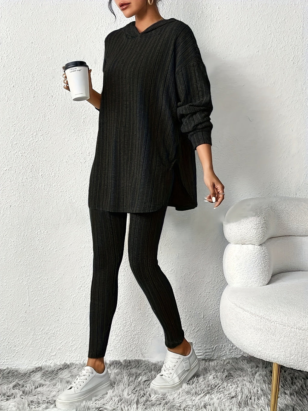 Kim Ribbed Knit Lounge Set