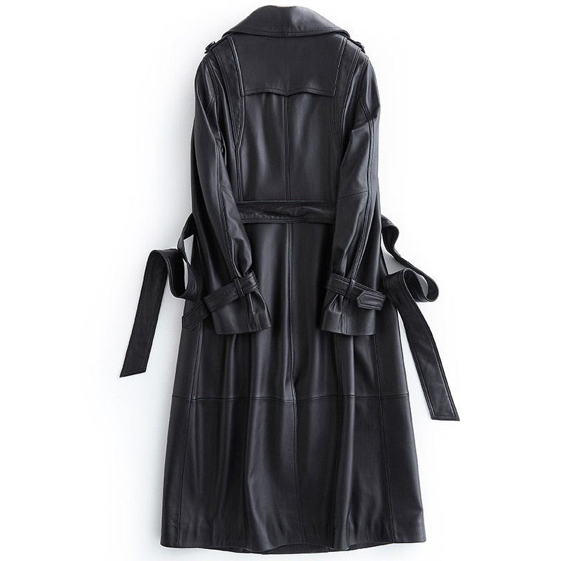 Trench de cuero Frederica