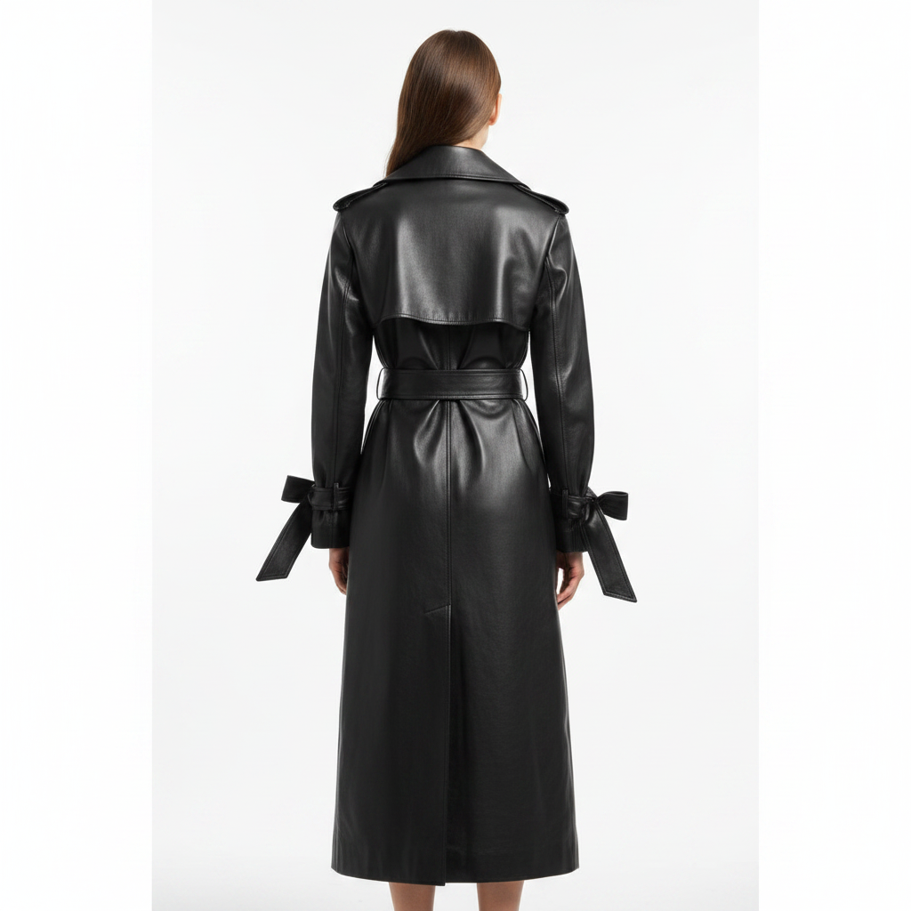 Trench de cuero Frederica
