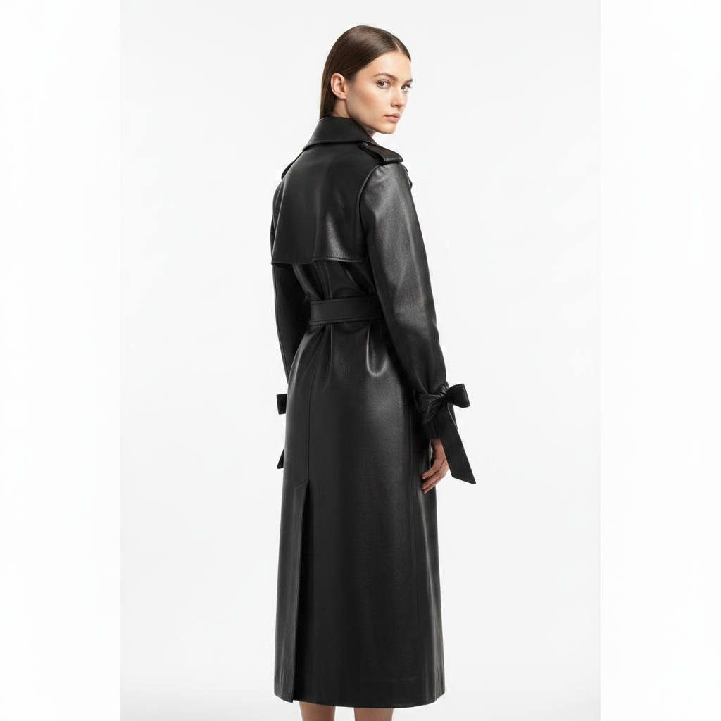 Trench de cuero Frederica