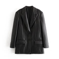 Blazer de cuero Jazmín