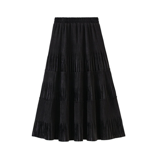Falda larga vintage