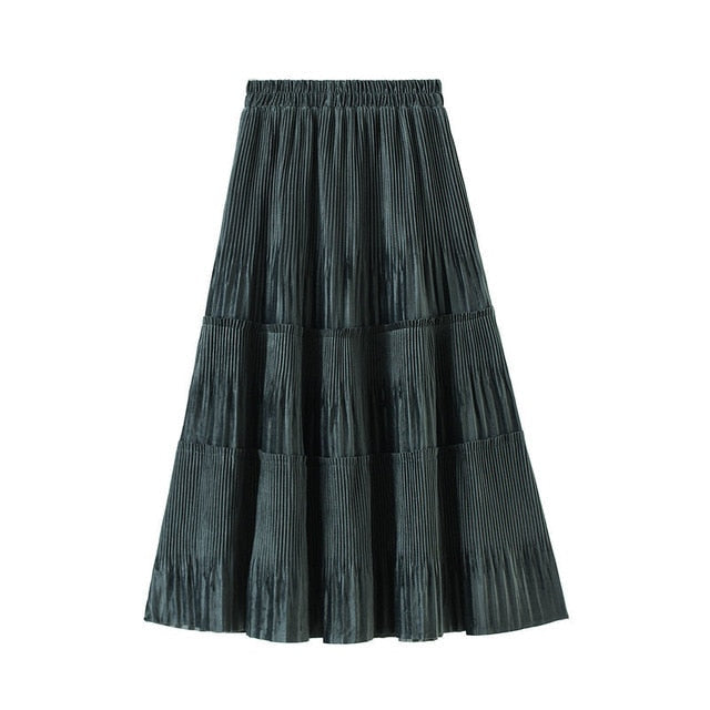Falda larga vintage