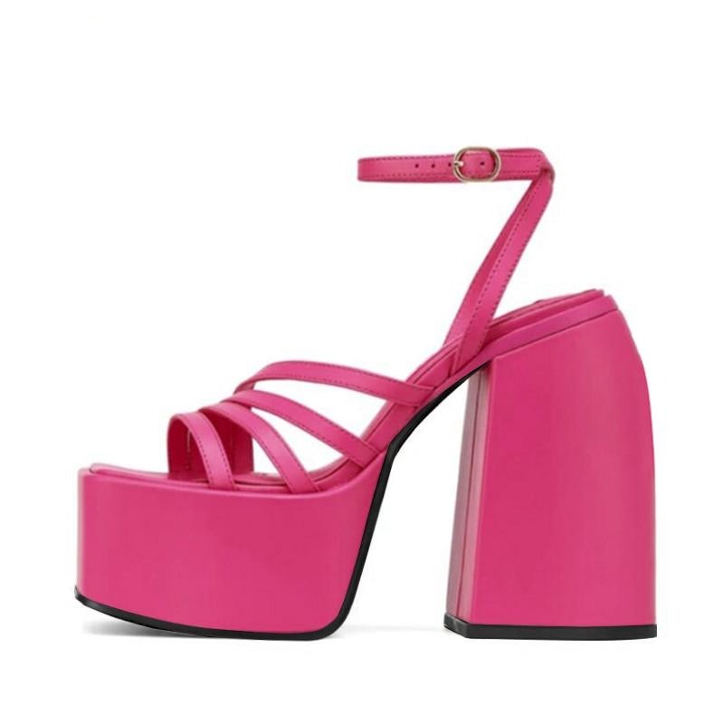 Ava Leather Heels