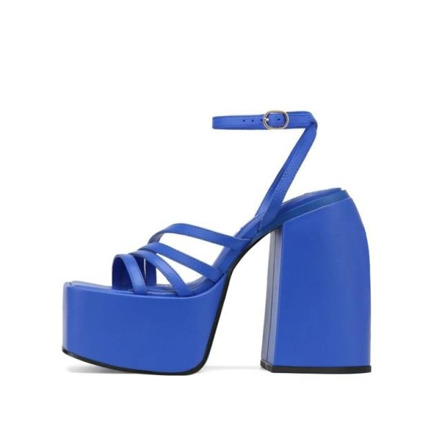 Ava Leather Heels