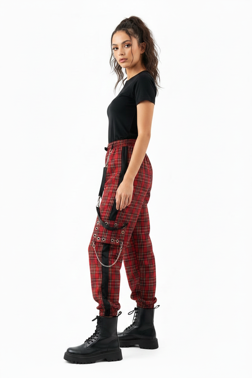 Pantalones a cuadros